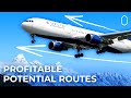 Analysis 3 profitable routes no airline is flying yet