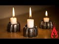Blacksmithing - Pumpkin candle holder experiment