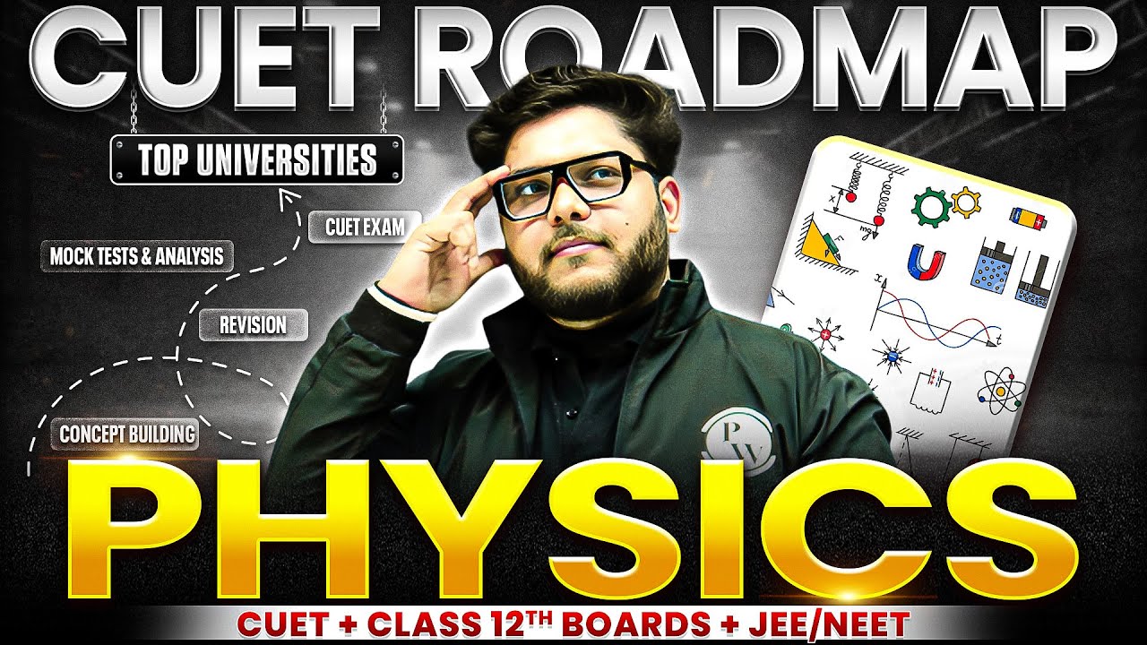 CUET 2026 COMPLETE ROADMAP 🔥 | PHYSICS 100 PERCENTILE STRATEGY 💯| DU ...