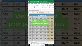 Créer un Calendrier Excel avec la fonction Séquence 😎 #apprendreexcel #excel #excelfrancais Créer un Calendrier Excel avec la fonction Séquence 😎 #apprendreexcel #excel #excelfrancais