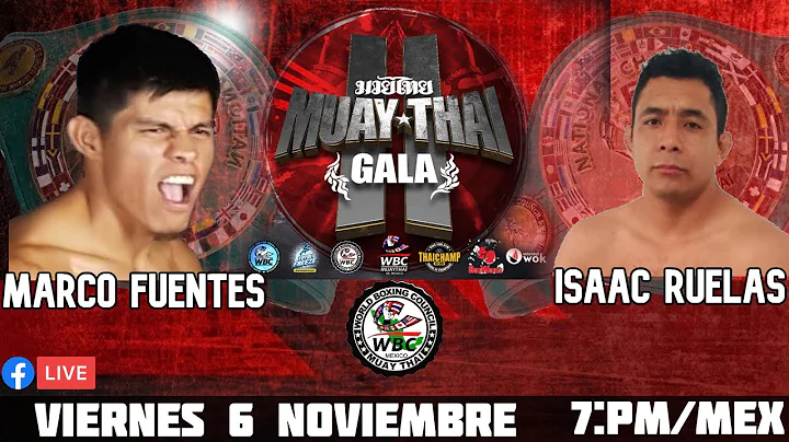 GALA 2 CUARTA PELEA ISAAC RUELAS vs MARCO FUENTES