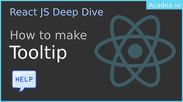 Ep38 - Tooltip Component in React