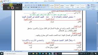 الصف التاسع أ لغة عربية بعد الفراق الجزء الثاني