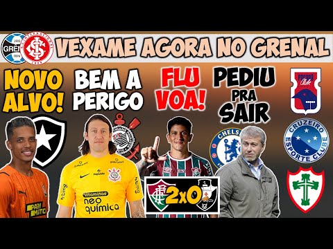 BOTA TENTA PEDRINHO! VP PODE BARRAR CÁSSIO; FLU EM GDE FASE; GRENAL, PARANÁ, ZÊRO, LUSA, ABRAMOVICH+