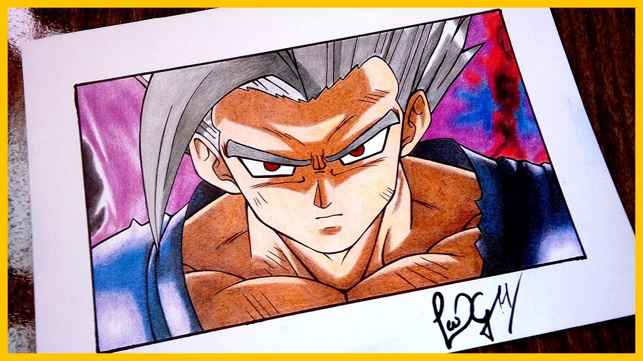 como desenhar o gohan