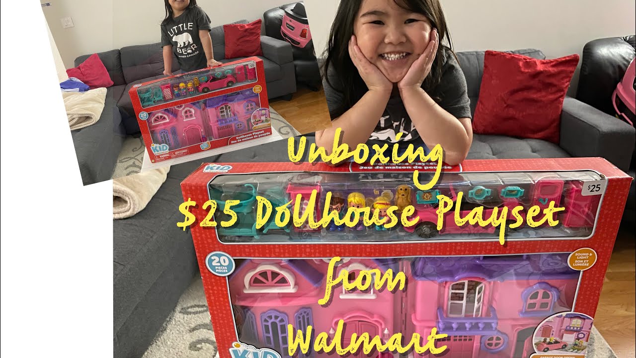Unboxing Kids Collectibles Walmart Dollhouse