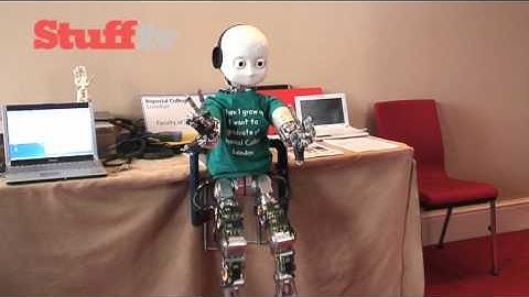 iCub humanoid robot video