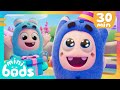 🍰 Pogo Throws a Birthday Party! | Minibods | Fun Kids Cartoon | Baby Oddbods Universe