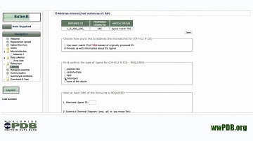 Ligand Deposition: How to provide mandatory chemical information