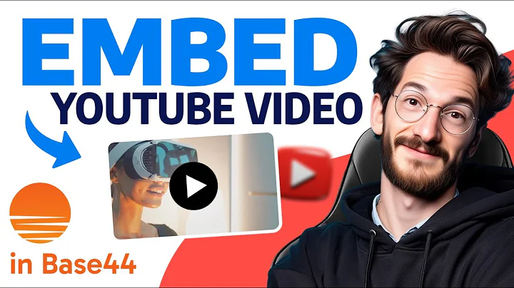 How to EMBED a YouTube VIDEO in Base44 (Step by Step) 2025