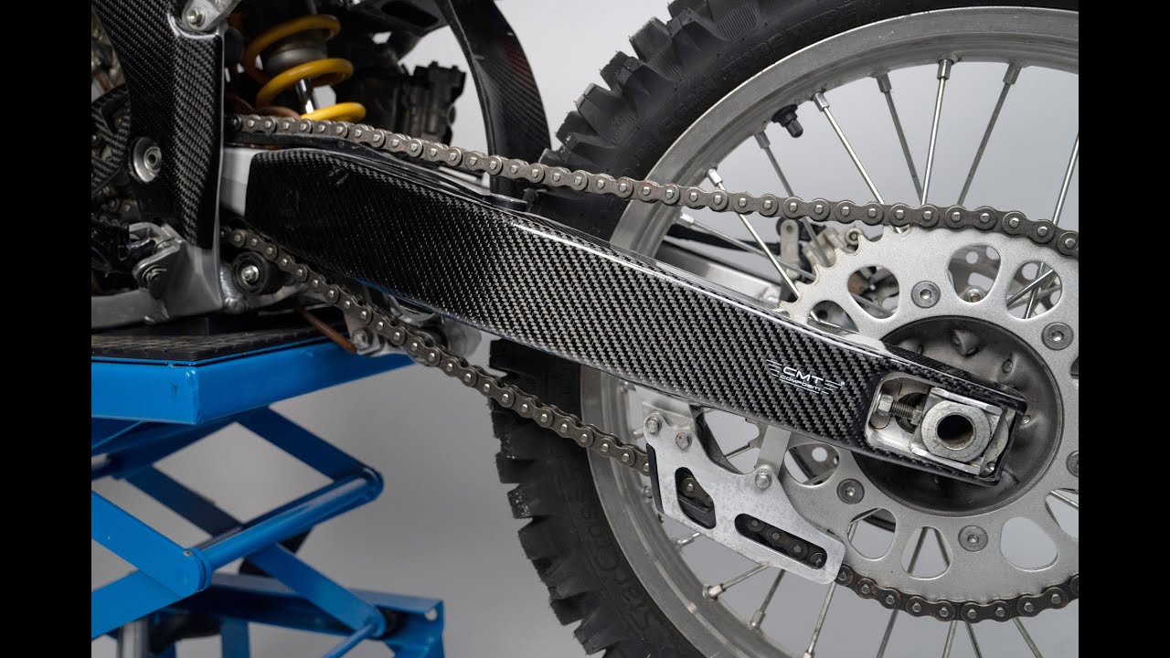 CMT Compositi | Carbon swingarm protection for Honda CR 125 2002