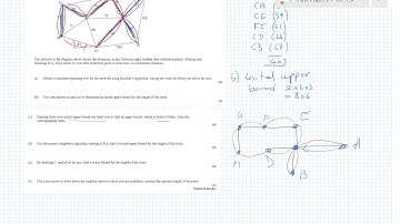 D2 Edexcel Travelling Salesperson Exam Questions