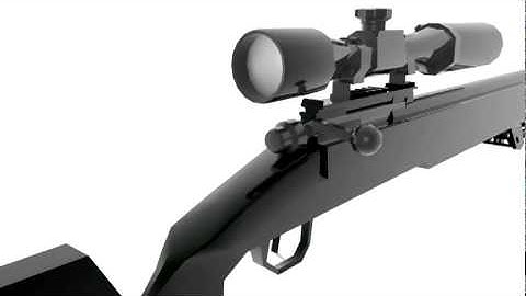 Cinema 4D:Sniper rifle intro(read description)