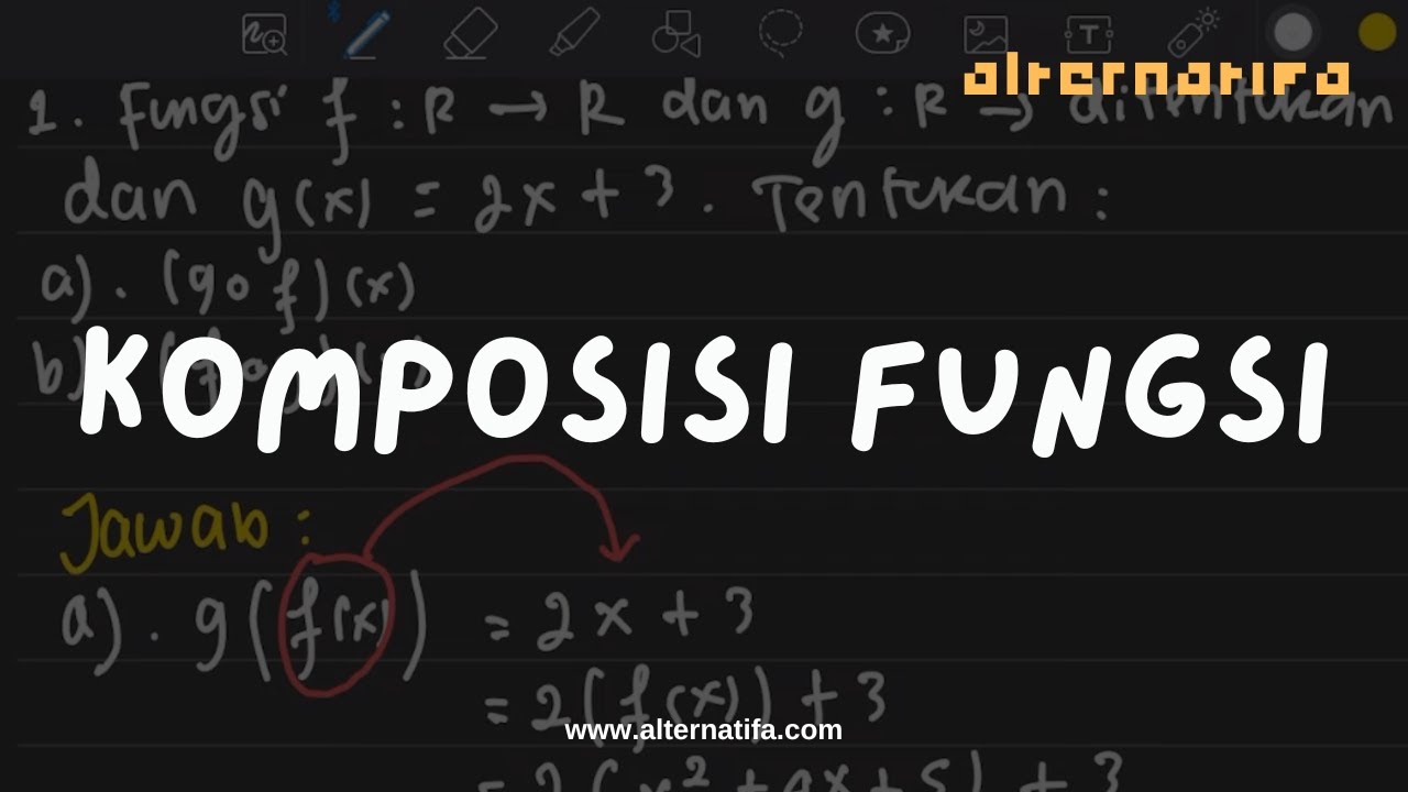 Komposisi Fungsi | Pengetahuan Kuantitatif | Alternatifa
