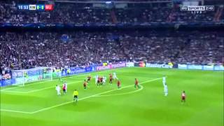 Falta frontal ofensiva y falta alejada Real Madrid