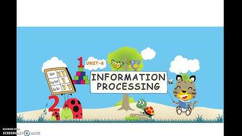 5th Standard  Samacheer Kalvi Mathematics Term-1 Unit-6 Information Processing