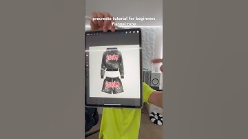 PROCREATE TUTORIAL MOCKUP #shorts #procreate #cloyhing #clothingbrand