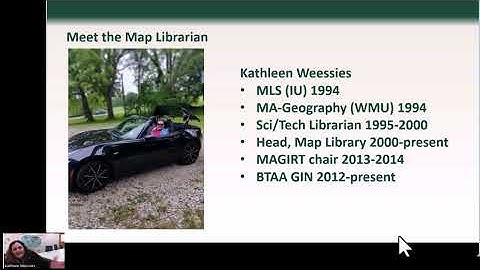A Map Librarian on the Road: Four Libraries in Four Days (MAGIRT webinar)