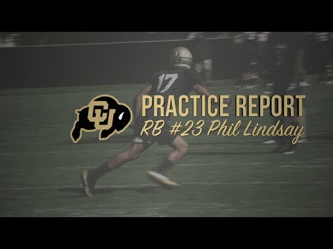 PRACTICE REPORT: RB Phil Lindsay (10/31/17)