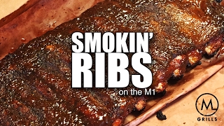 Smoking Ribs on the M1