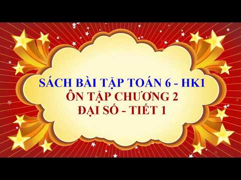 Video Toán học lớp 6 - Sách bài tập - Ôn tập chương 2 - Đại... - youtube