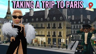 VISITING PARIS IN BLOXBURG | roblox