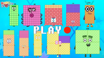 NUMBERBLOCKS TABEL VAN 40 | LEER GROTE GETALLEN TELLEN VERMENIGVULDIGEN | @ColorArt_id