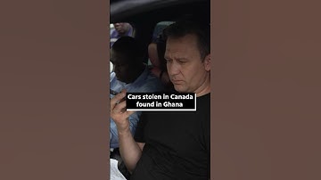 Car stolen from Toronto tracked down to Ghana #shorts