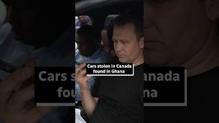 Car stolen from Toronto tracked down to Ghana #shorts