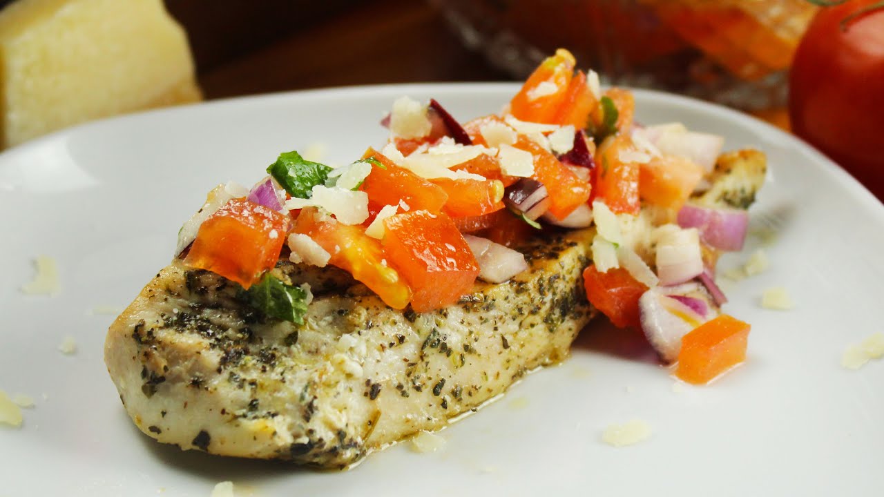 Bruschetta Chicken | Chicken Bruschetta Recipe | How To Make Bruschetta ...