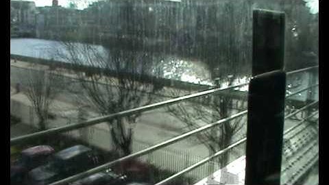 Irish Rail DART Dublin across the river Liffey