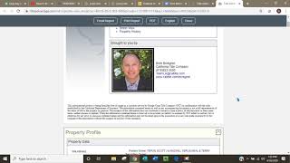 How to create a property profile with www.CalTitle.com