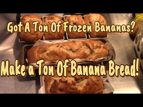 Banana Cake Using Frozen Bananas