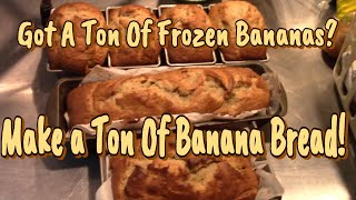 Got Frozen Bananas! Make Banana Bread & Freeze It!
