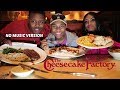 (No MUSIC) Cheesecake Factory Family Mukbang