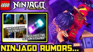 New, Scary Ninjago Rumors Surface... 💀 Ninjago Dragons Rising Season 4 Part 2 and Season 5 Rumors!