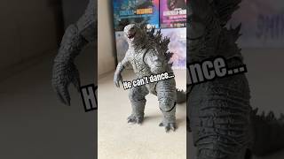 Godzilla and Kong trend…Rock that body🔥 #music #godzilla #actionfigures #kaiju #shimo #kong #trend