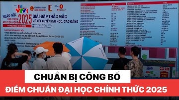 Chuẩn bị công bố điểm chuẩn đại học chính thức 2025