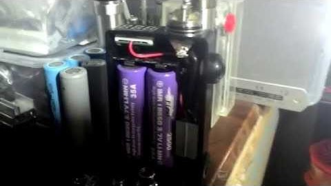 Box Mod DIY Serial 2x18650 With Mosfet & Voltmeter