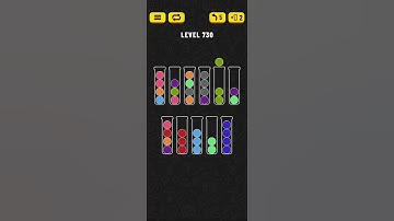 Ball Sort - Color Puzzle Game - Level 730 - Walkthrough SOLVED by RobotPlayer AI!!!
