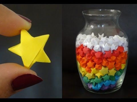 Origami Lucky Star - How to fold 