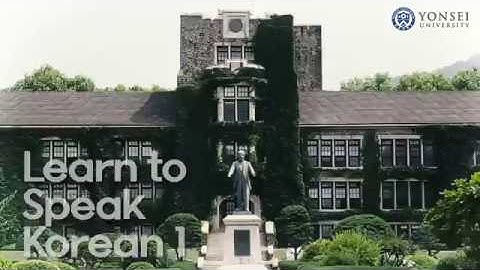 Learn to Speak Korean 1(한상미교수님)