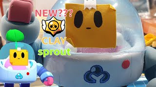 stars clay art - making sprout//브롤스타즈 4월 신규캐릭터 스프라우트 만들기