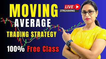 MOVING AVERAGE Trading Strategy MASTERCLASS for Beginners | EMA Strategy in Hindi (Live)