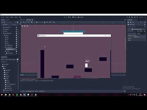 [Godot] KinematicBody2D platformer controller V0.2