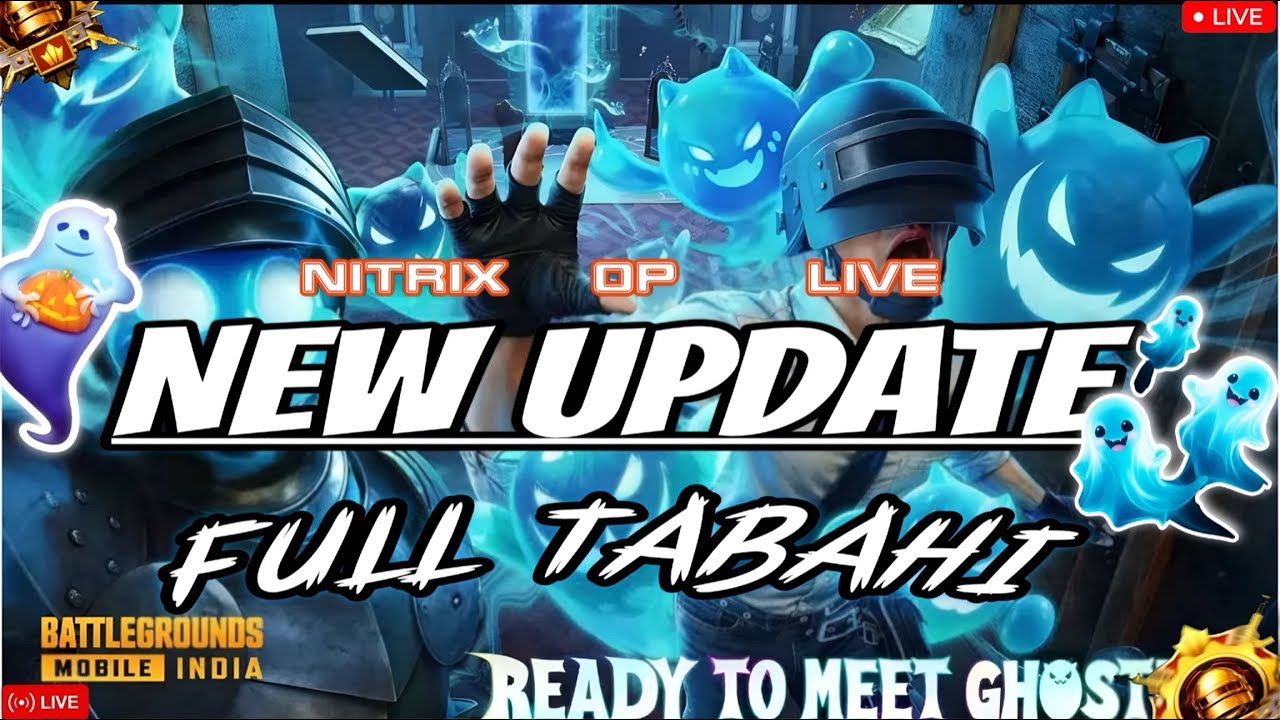 LET’S TRY 50 KILLS IN 4.0 UPDATE 👻 - BGMI LIVE / NITRIX OP - YouTube