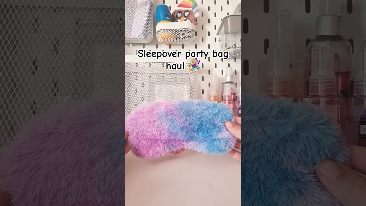 sleepover party bag haul 