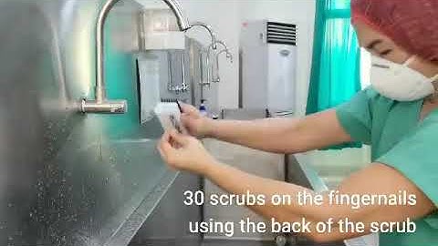 Surgical Scrubbing