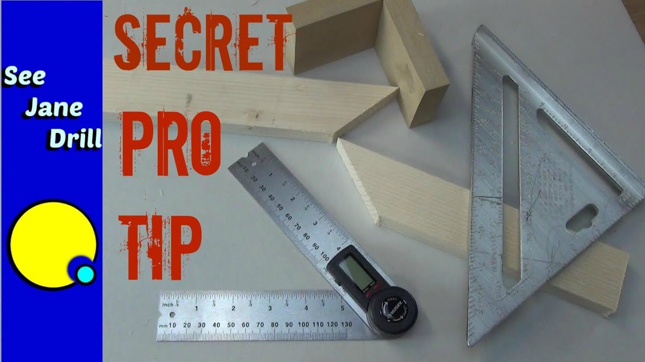 The Secret Formula For Making Perfect Miter Cuts When Less Than 90 Degrees Youtube