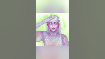 applied my colour studies to an art #shortsart #sketching #timelapse #colours